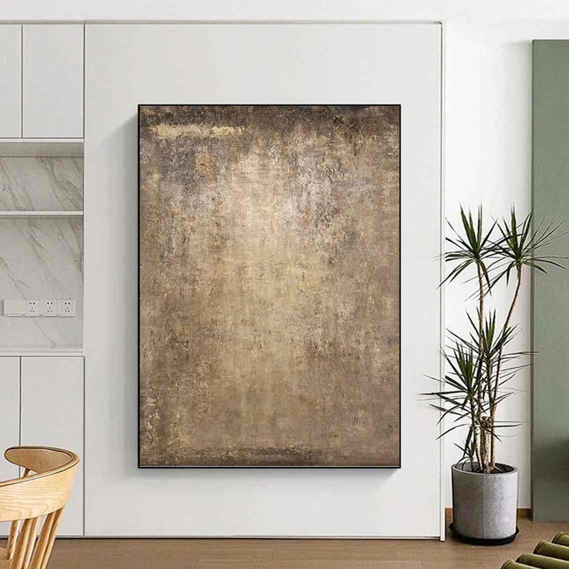 Beige_Brown_Textured_Abstract_Canvas_Wall_Art_Y94NL wall art